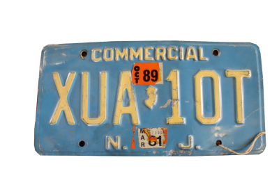 Targa auto originale americana